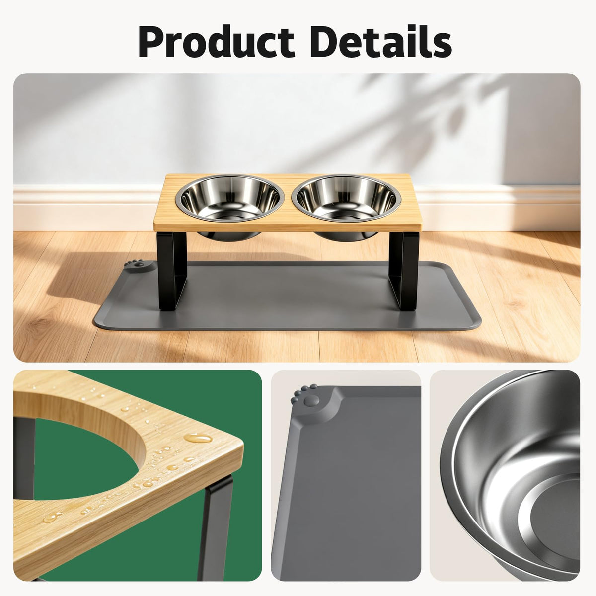 Pet Feeding Mat for Summer: Curb Spills and Warm Wet Food