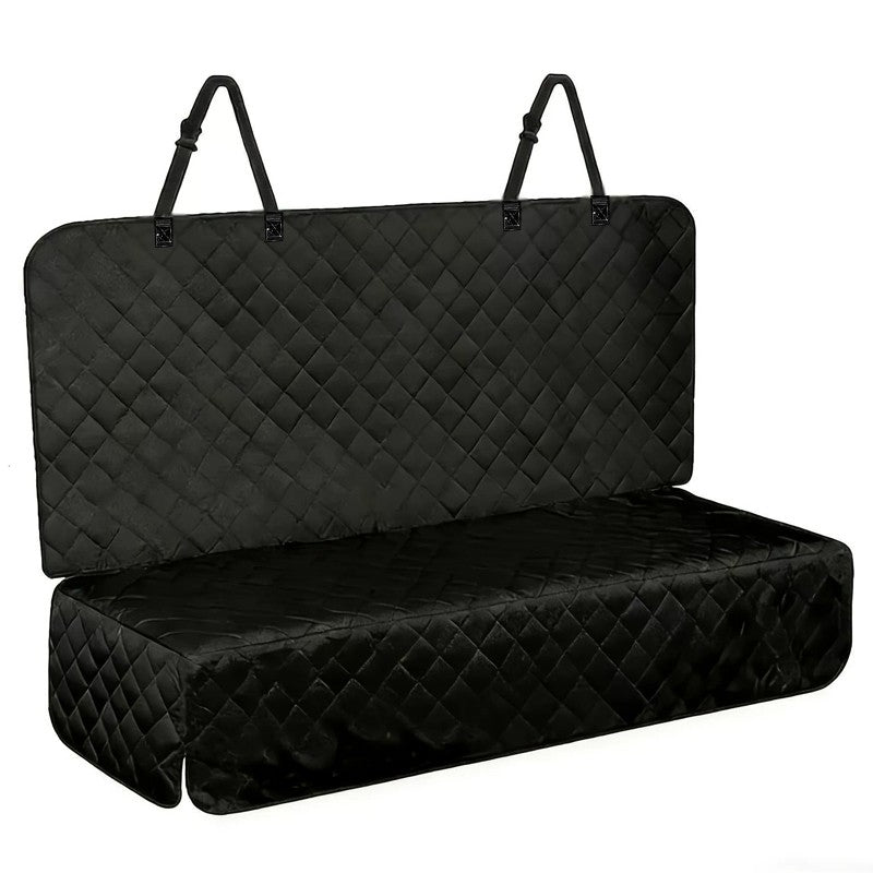 Petananda Heavy Duty Premium Quilted Car Rear Seat Bench Pet Dog Cover