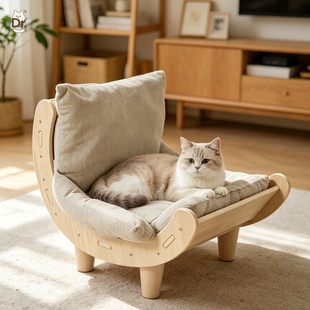 Petananda Wear-Resistant Integrated Cat Sofa Bed — in use