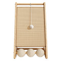 Petananda Only Self Pickup---L Rattan Cat Scratching Post With Ball At