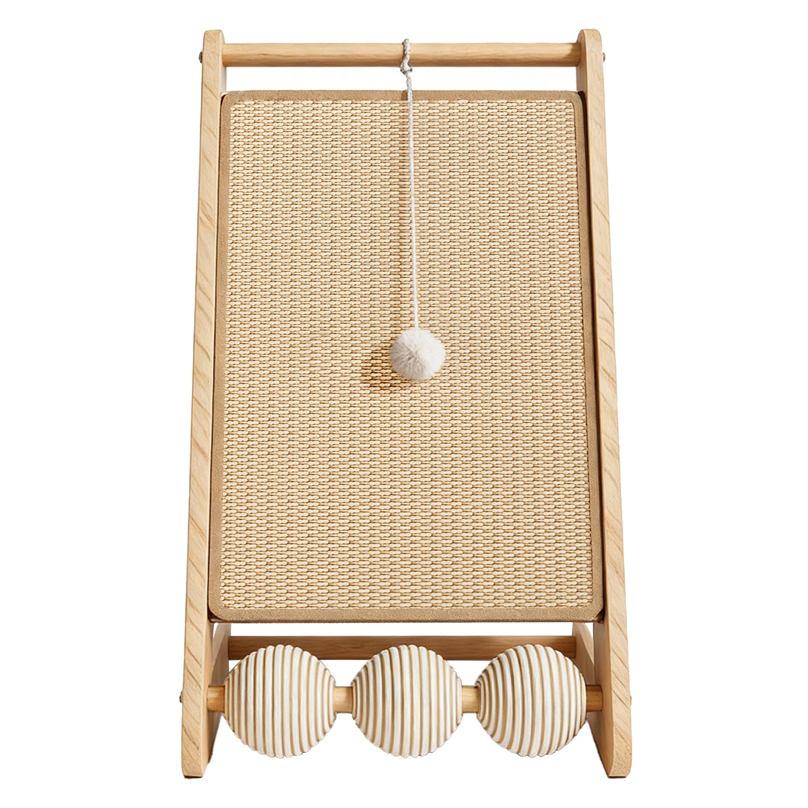 Petananda Only Self Pickup---L Rattan Cat Scratching Post With Ball At