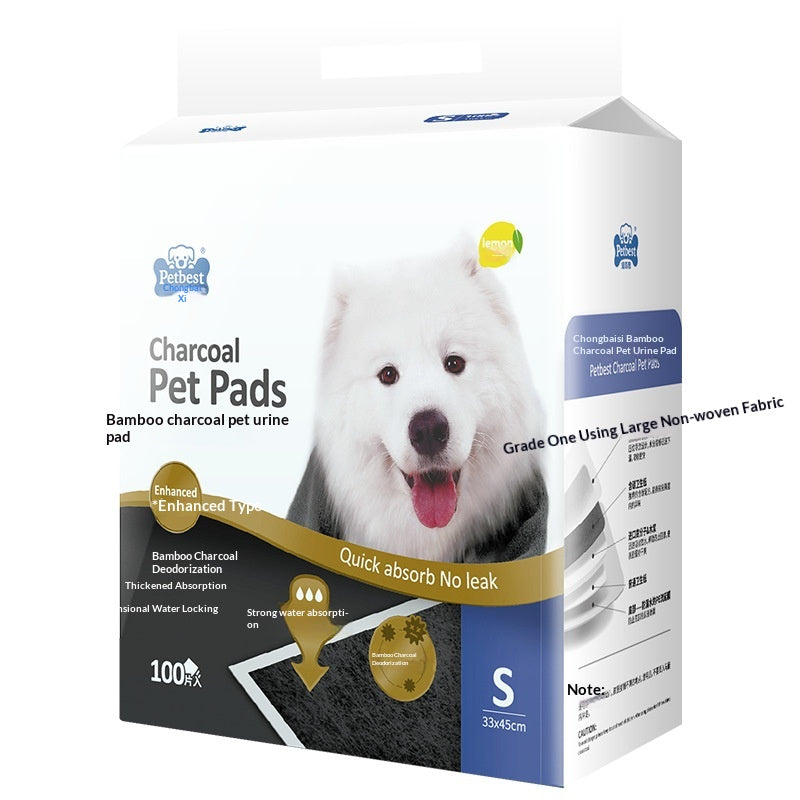 Petananda Bamboo Charcoal Absorbent Nursing Pads - Size S, 33x45cm, 100pc pack