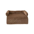 Suede sofa cushion pet bed color option