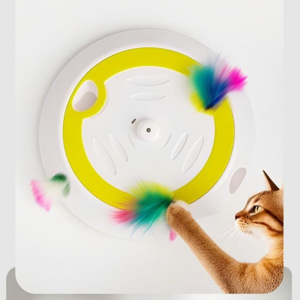 Petananda Interactive Cat Toy, 1 Toy With 2 Replacement Parts — in use
