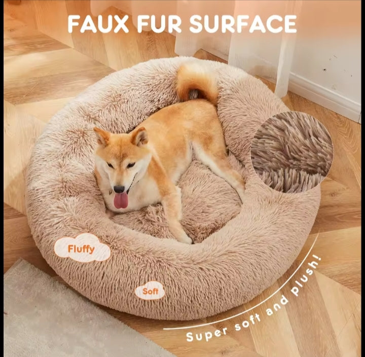 DriftBed raised-rim donut bed side view