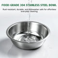 Petananda Elevated Tilted Cat Food Bowls With Mat