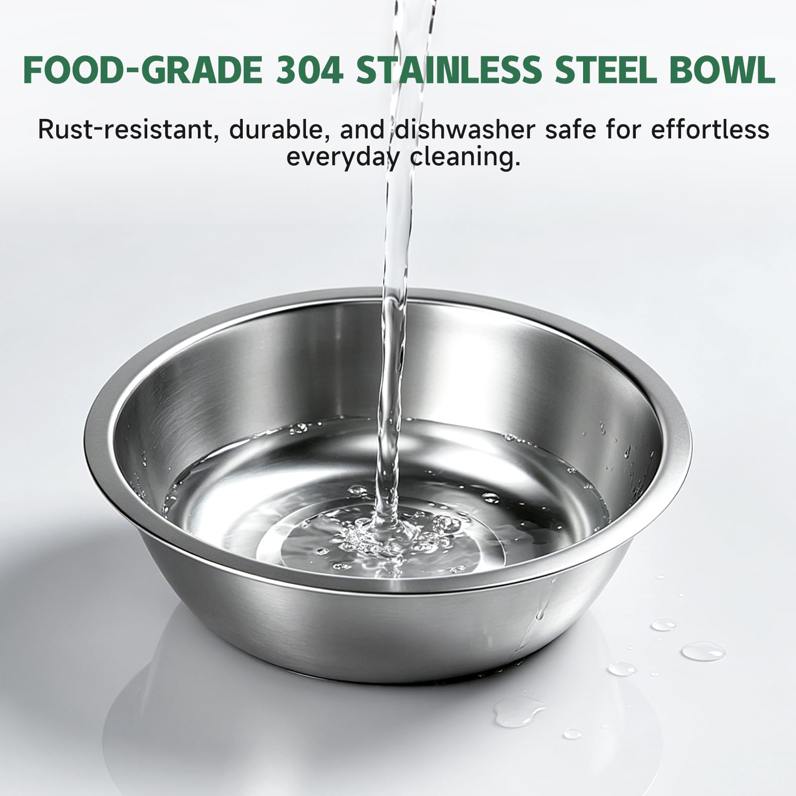 Petananda Elevated Tilted Cat Food Bowls With Mat