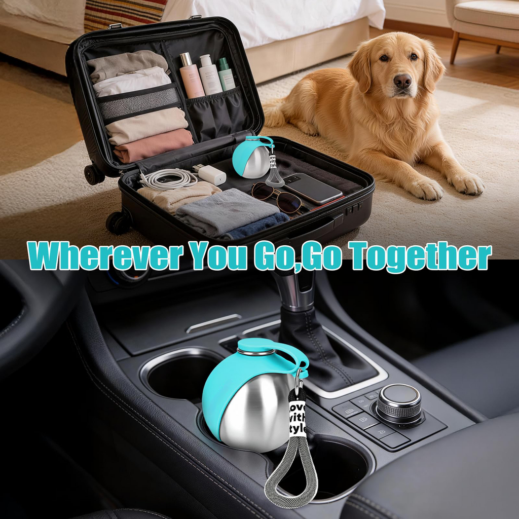 No-Spill Travel Dog Water Bottle