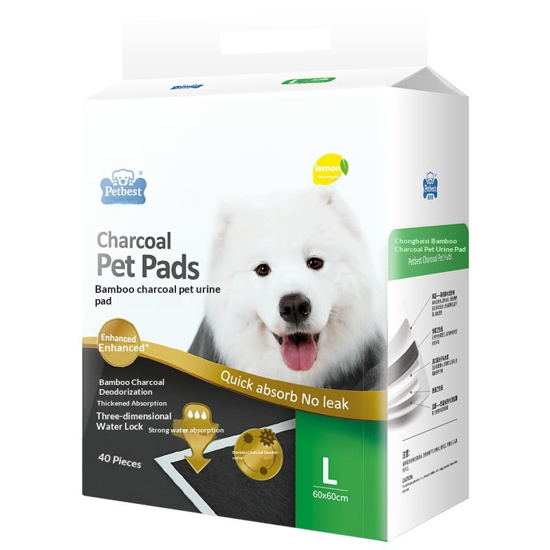 Petananda Bamboo Charcoal Nursing Pads - L (60x60cm, 40 pads)