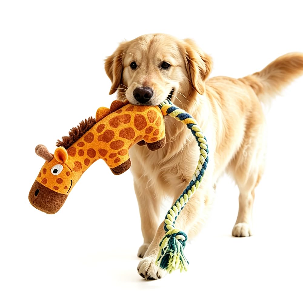 Petananda Fun Knotty Crocodile Dog Chew Toy For Interactive Play  Cott