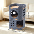 Petananda 3-Tier Felt Cat Tower House