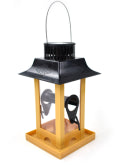 Petananda Solar Bird Feeder-Suspension-Brown-PP-1 piece