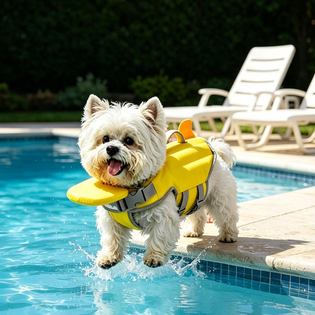 Petananda Dog Life Jacket - Cute Dog Life Vest For Swimming Boating Wi