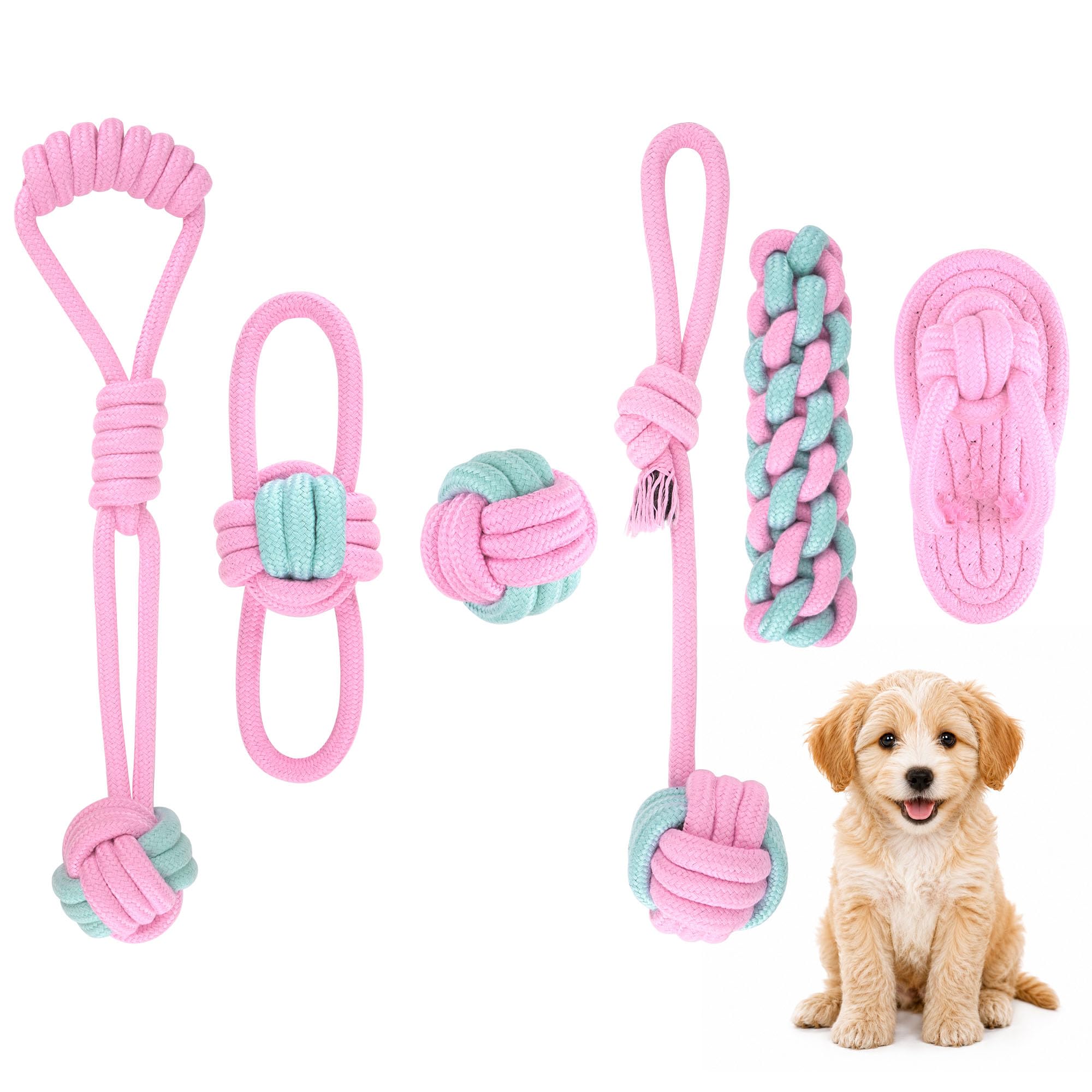 Petananda Dog Rope Toys For Puppies And Small Dogs