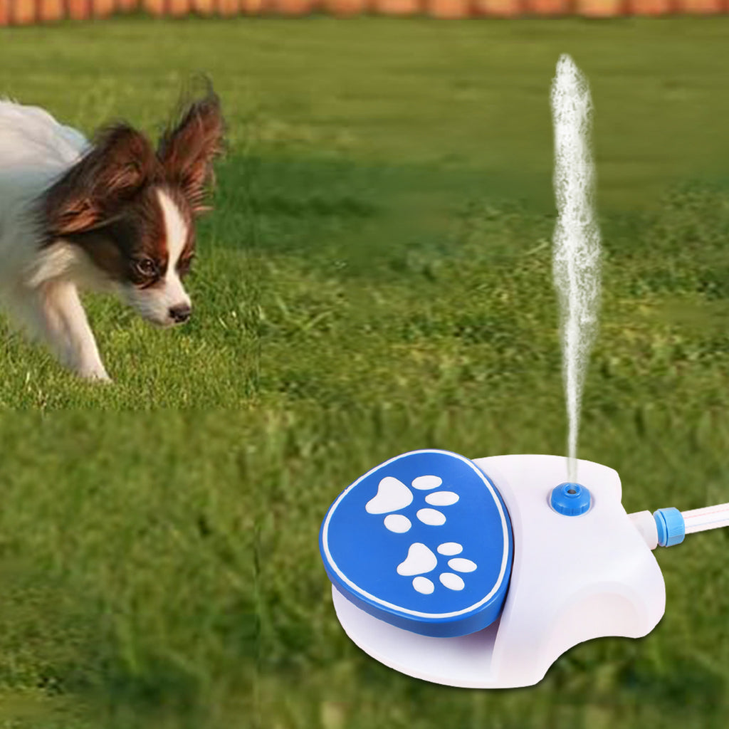 Petananda Pet Outdoor Foot Pressure Automatic Water Dispenser — in use