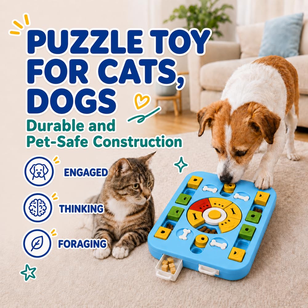 Puzzle toy for dogs and cats