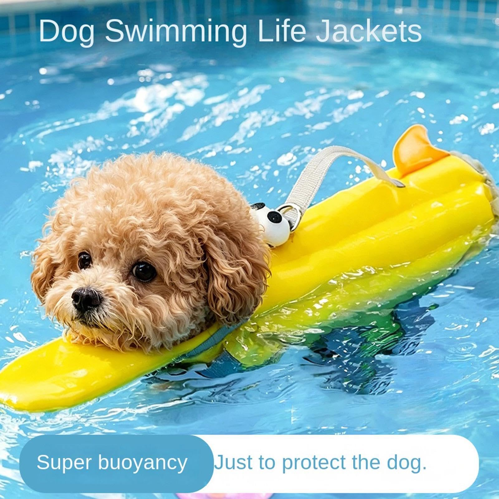 Petananda Dog Life Jacket - Cute Dog Life Vest For Swimming Boating Wi