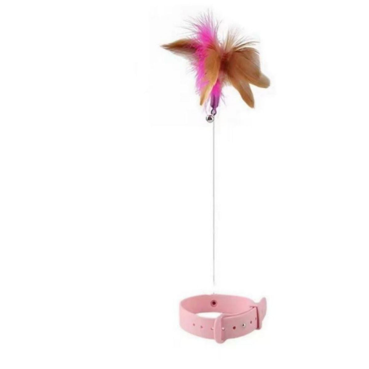 Wearable Cat Feather Teaser Collar