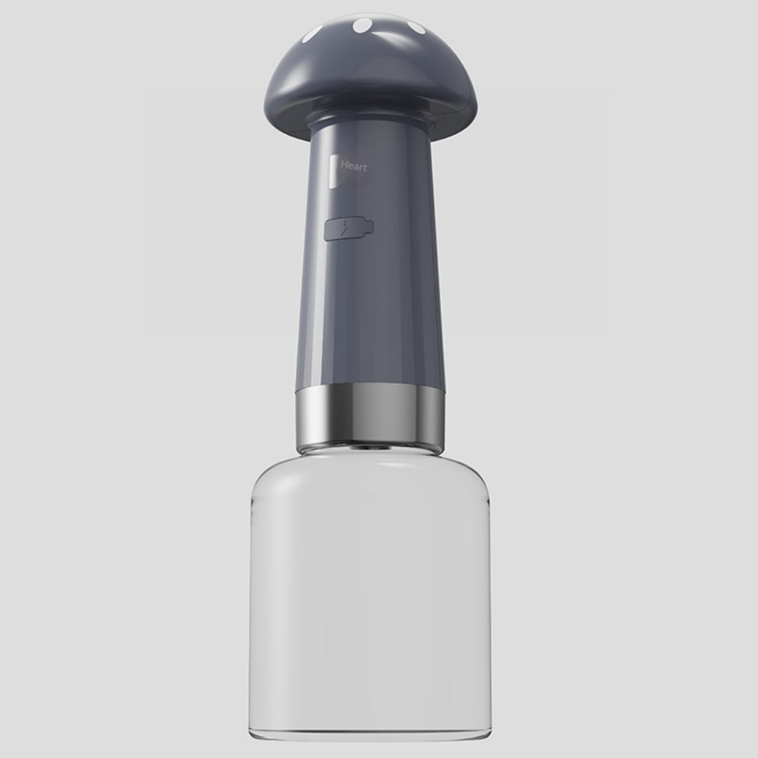 Electric Pet Foam Dispenser in Gray mushroom