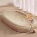 Petananda Sisal Rope Cat Scratcher Bed - Ellipse (natural jute)