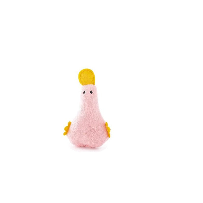 Petananda SqueakPal plush squeaky dog toy — Pink
